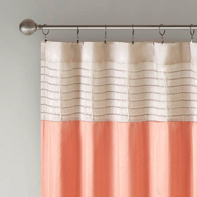 Polyoni Pintuck Curtain Panel(Only 1 Pc Panel)