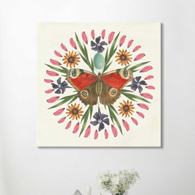 « papillon mandala ii », impression