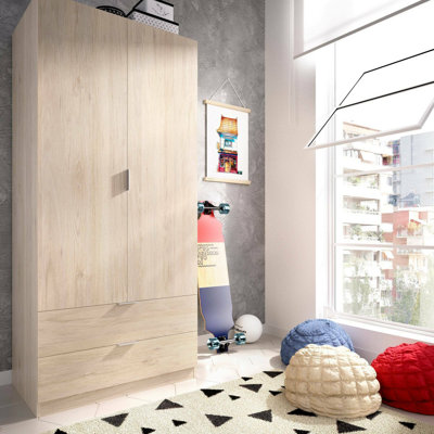 3 Door Manifactured Wood Wardrobe