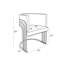 Chaises d'appoint à pieds de traîneau avec similicuir et structure chromée-1250821159