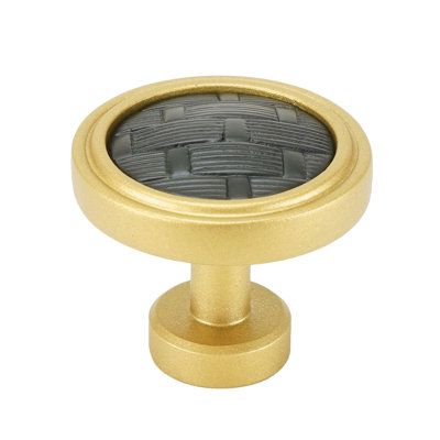 Spectra Weaves knob in gold finish