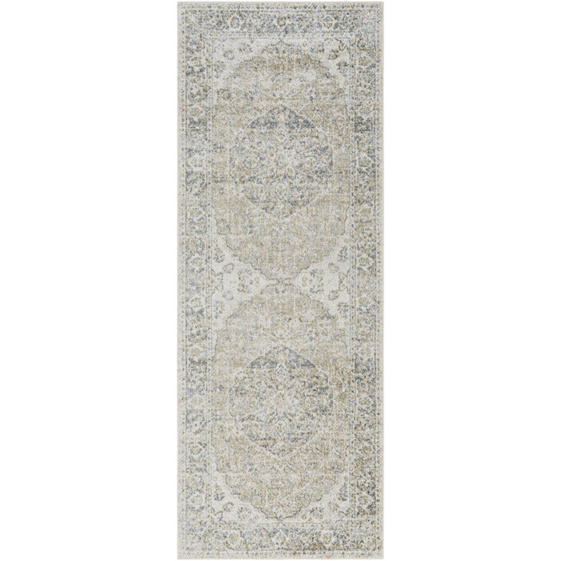 Purcell Traditional Washable Rug, Rectangle 66 x 115cm