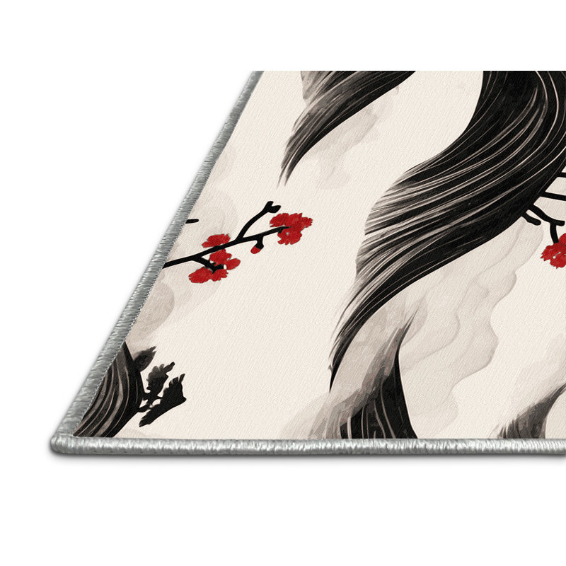 Serene Sakura Rug, Round 7'