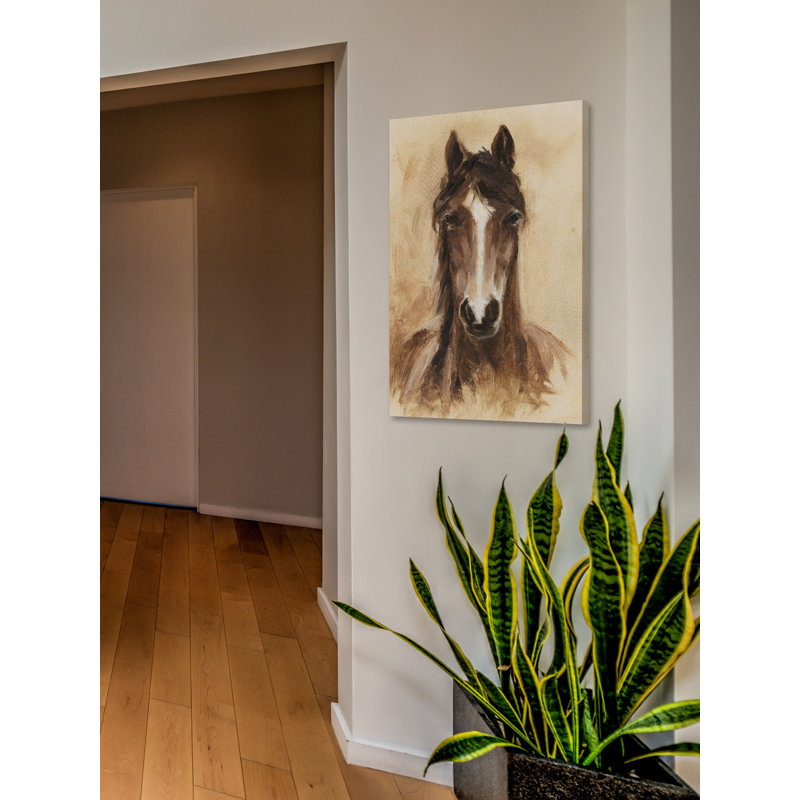 "Cheval ombré", reproduction sur toile tendue, H 60 po x l 40 po