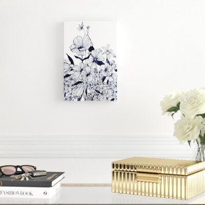 «Wildflower Tangle II», peinture sur toile