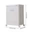 Foldable Laundry Basket with Wheels-491334373-491334378
