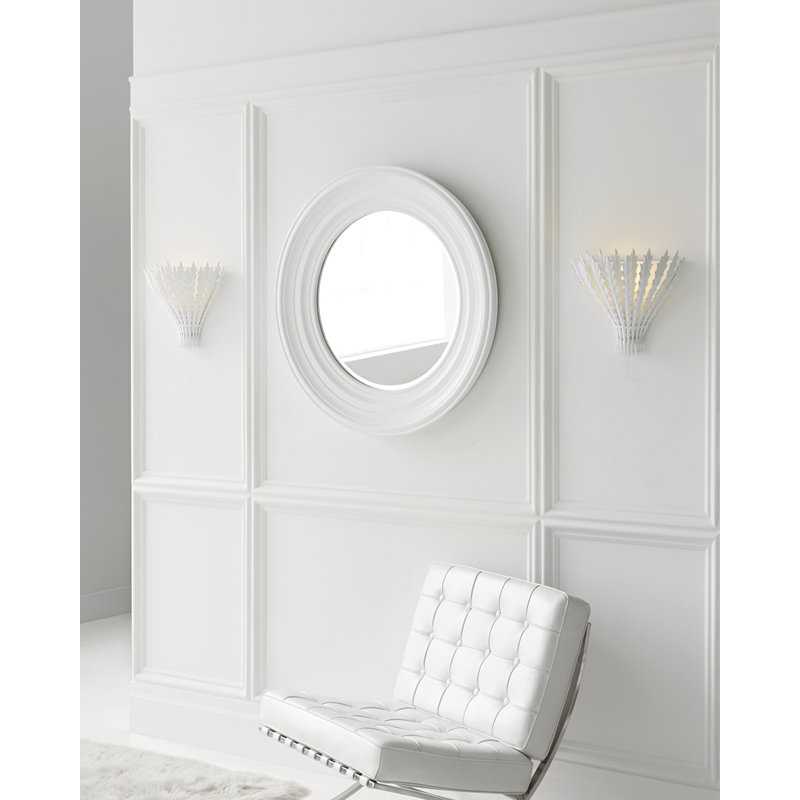 AERIN Hampton Wall Light, Burnished Silver Leaf