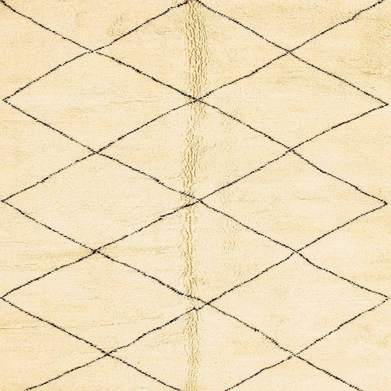 Tapis abstrait moderne 2949, Carré 7 pi