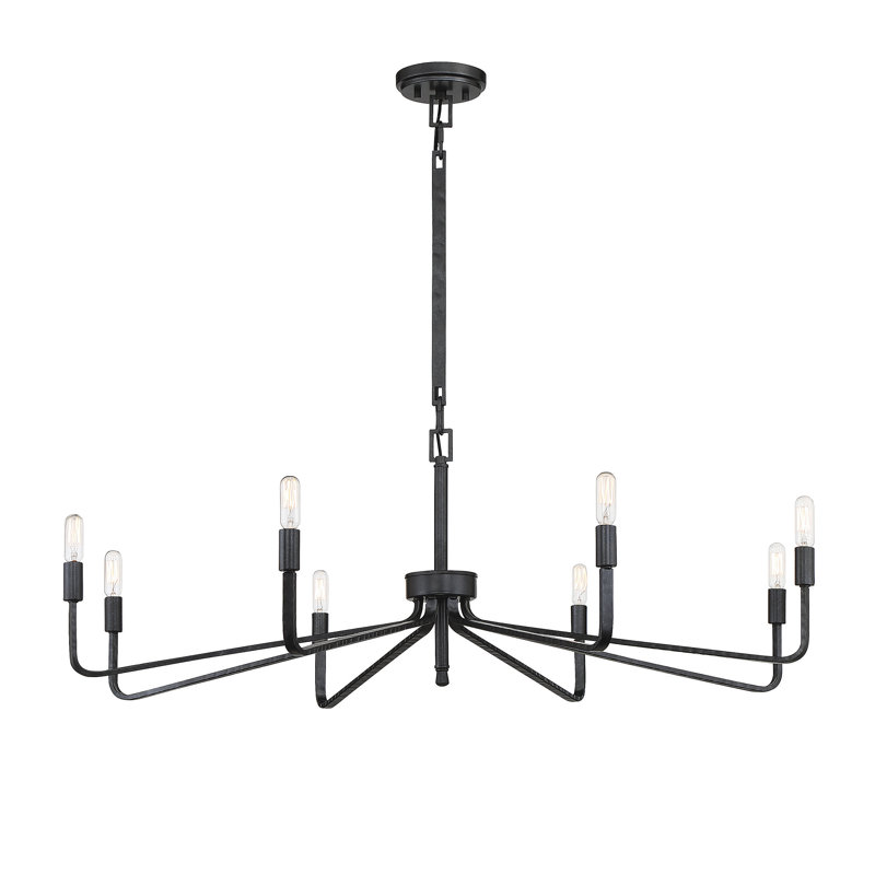 Anacelia 8 - Light Candle Style Chandelier