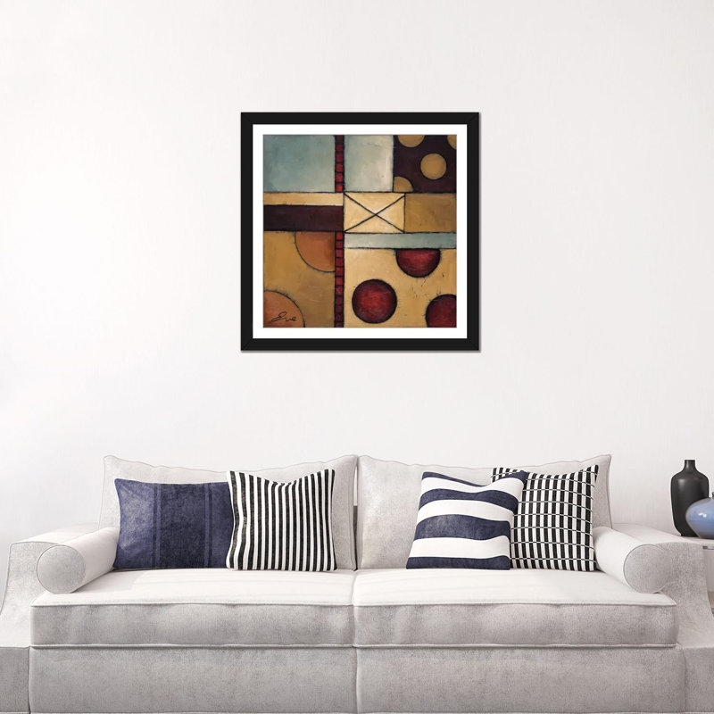 «Cruisin», reproduction d'art sur toile, H 24 po x l 24 po x P 1 po, Papier beaux-arts encadré noir, Blanc