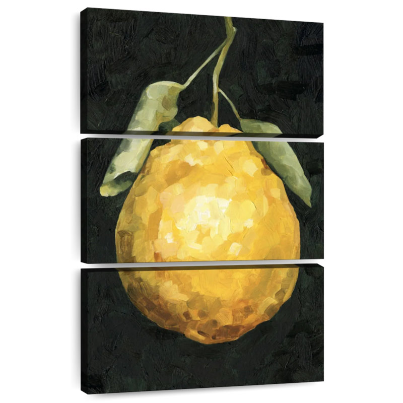Yarlin citron foncé II, H 50 po x l 32 po