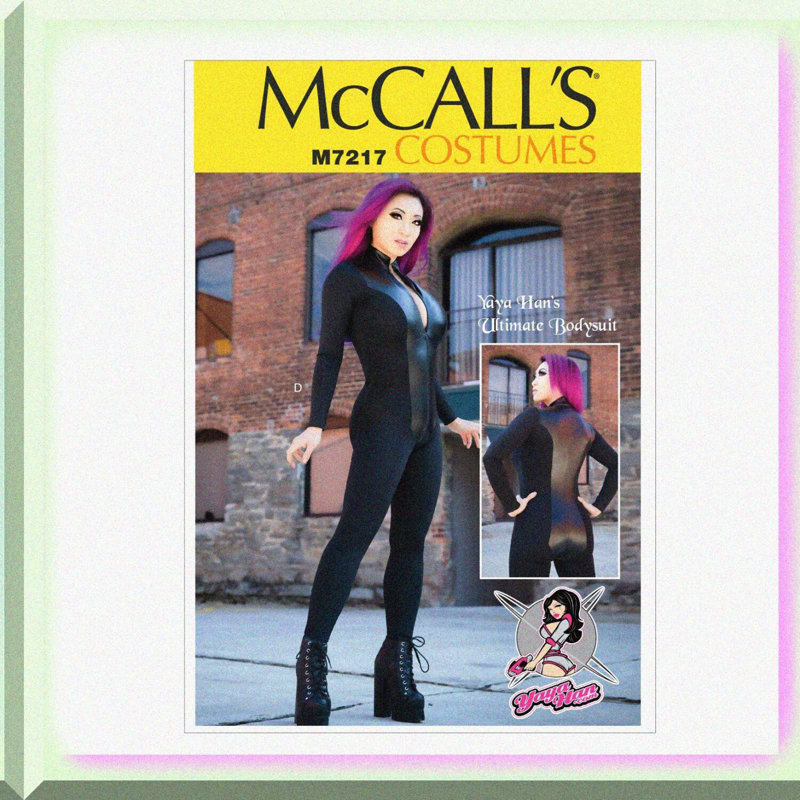 Misses' Zippered Bodysuit Pattern A5 (6-14)
