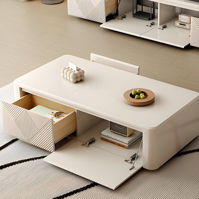 Cream Style Small Space Coffee Table