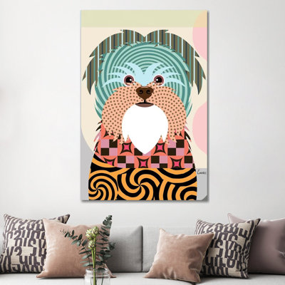 Affenpinscher par Lanre Studio, impression sur toile tendue