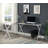 Demico L-Shaped Metal Base Computer Desk-2076591641