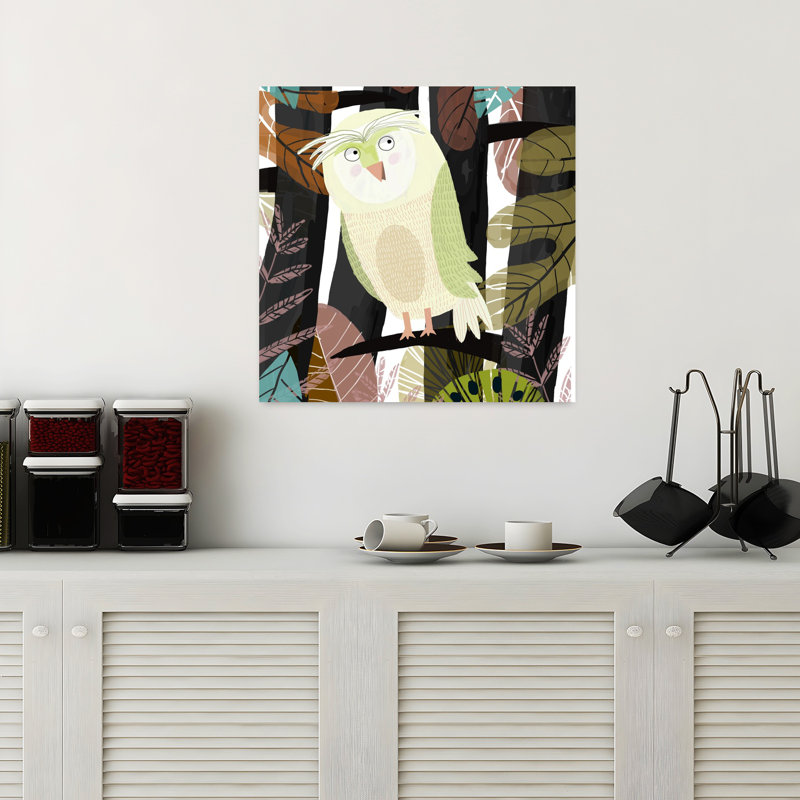 Art contemporain, paysage contemporain, H 18 po x l 18 po