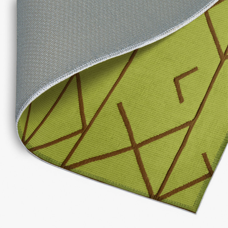 Tapis vert intérieur et extérieur Trellis, Rectangulaire 8 pi x 10 pi