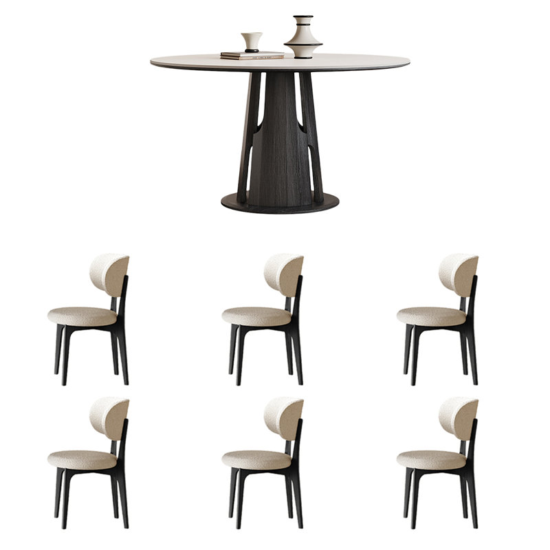 Ensemble de table de salle à manger French French, H 29,5 po x L 47,2 po x l 47,2 po
