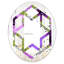 Miroir mural Hexagon Star Coastal-45486890-122103108