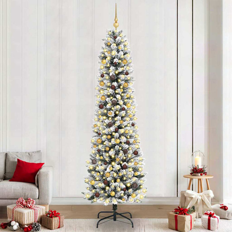 7.87' H Lighted Artificial Christmas Tree