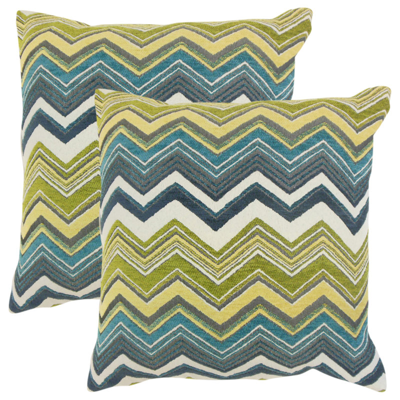 Chevron Reversible Throw Pillow