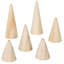 6 Piece Natural Wood Ring Holder Set