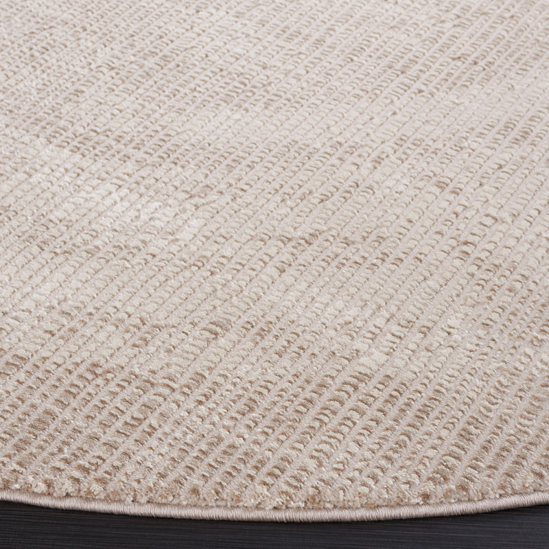 Anneville Performance Abstract Rug, Round 6'7"