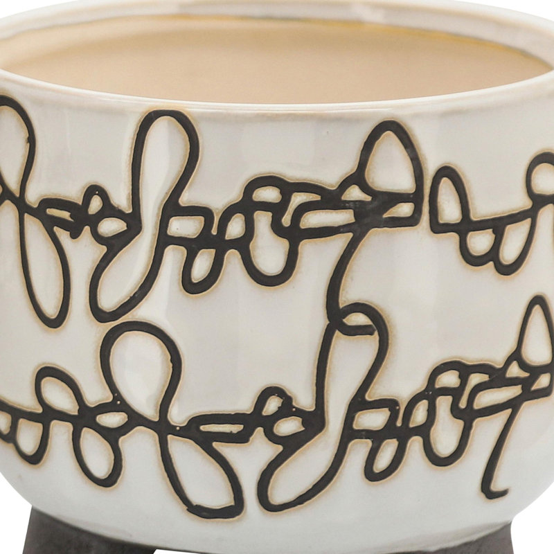Comprend des pots de fleurs pour porte-plantes