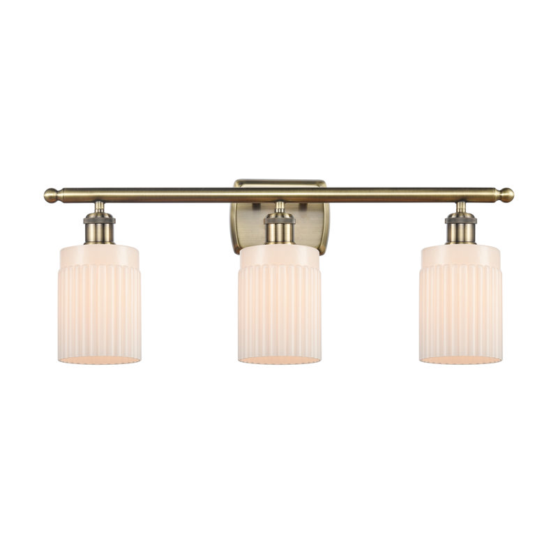 Éclairage pour meuble-lavabo à intensité variable Winsted, Blanc mat, Incandescent, 3 lumières
