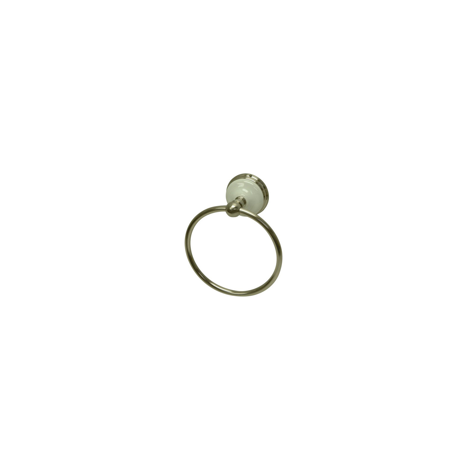 Kingston Brass Victorian Towel Ring, Brushed Nickel