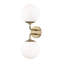 Luna Steel Armed Sconce-1762557414