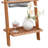 Gracie Oaks 57in Wooden Blanket Ladder with Bottom Shelf