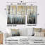 Bouleau dense forêt V - art mural grand arbre 4 pièces-1356236133-1356236132