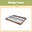 Floating Bed Frame With LED Lights-686421000