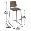 Mesa - Tabouret de bar - Brun