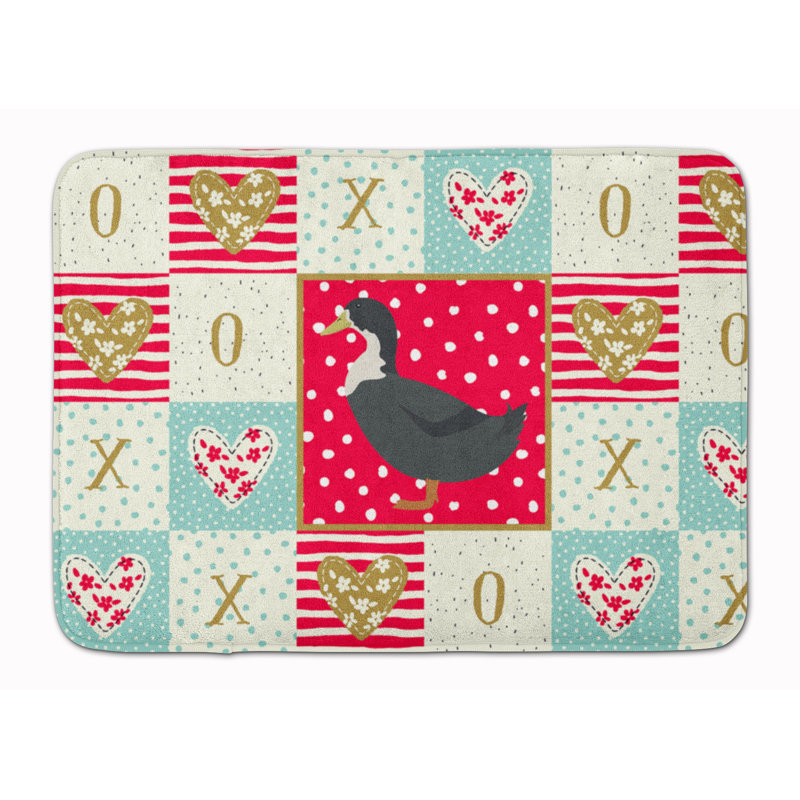 Tapis de cuisine en mousse mémoire de forme "suédois duck love" Samaira