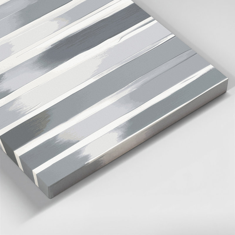 Art mural sur toile DiagonalStripes, H 32 po x l 32 po
