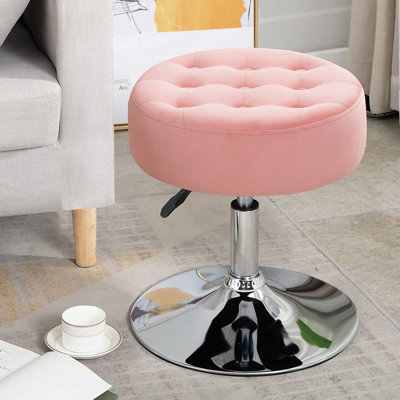 Modern Swivel Adjustable Height Accent Stool