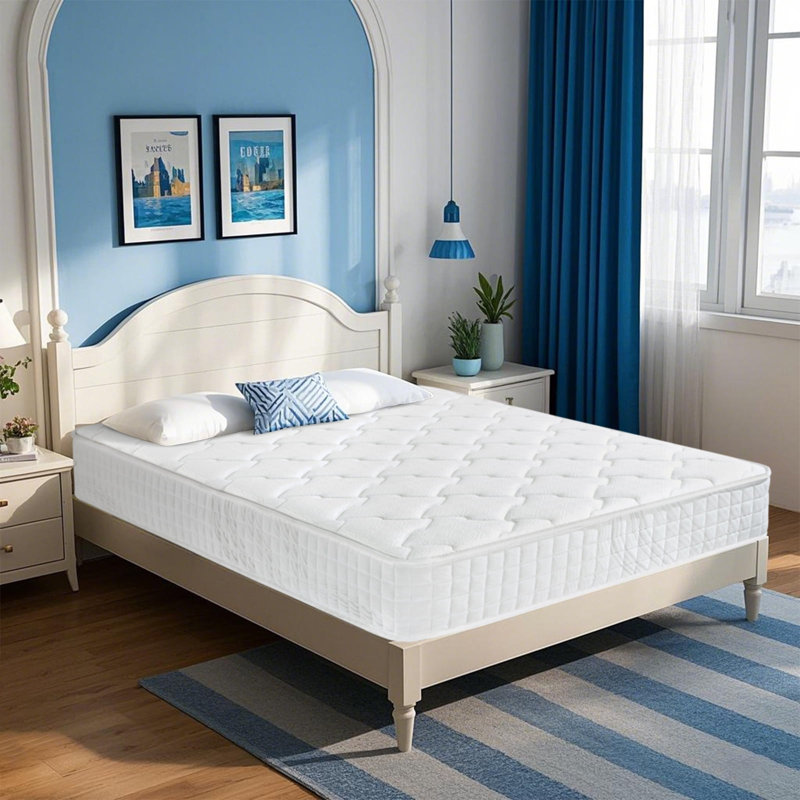 10 Inch Full Hybrid Mattress in a Box, Memory Foam Hybrid Mattresses with Individual Pocket Spring, Medium Firm, Pressure Relief, Breathable Comfort for Bedroom