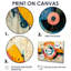 Abstrait, labyrinthe prismatique de vinyle, musique I - musique, art mural-1752339212-1752339215-1752339222