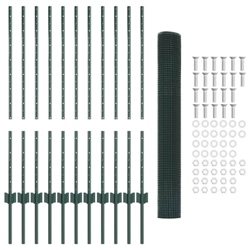 100 cm H x 2500 cm W Steel Fencing Kits Fencing with 1 Panel(s) Included Panel(s) Included