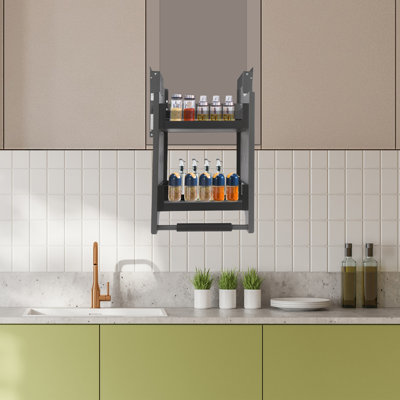 Organisateur de rangement pour armoire escamotable