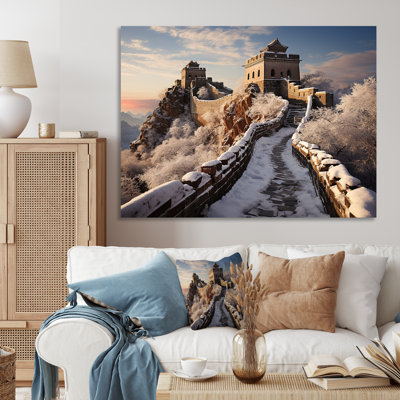 Grande muraille de Chine en hiver IV - Art mural japonais