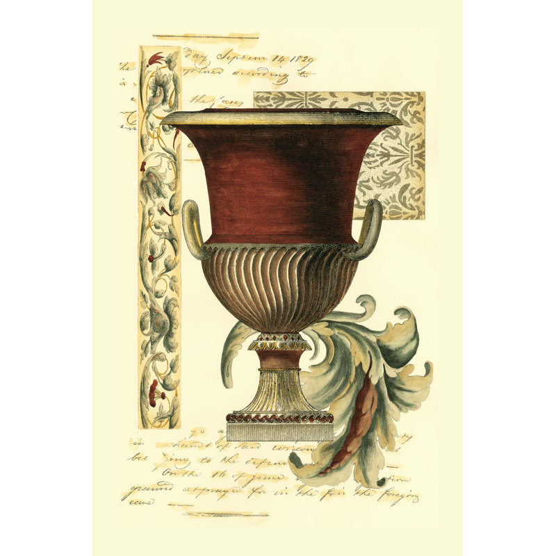 Transitional Urn II by Vision Studio - Wrapped Canvas Print, 46cm H x 30cm W x 3.8cm D