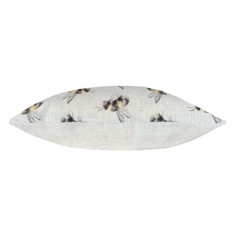 Miky Abstract White Square Throw Cushion