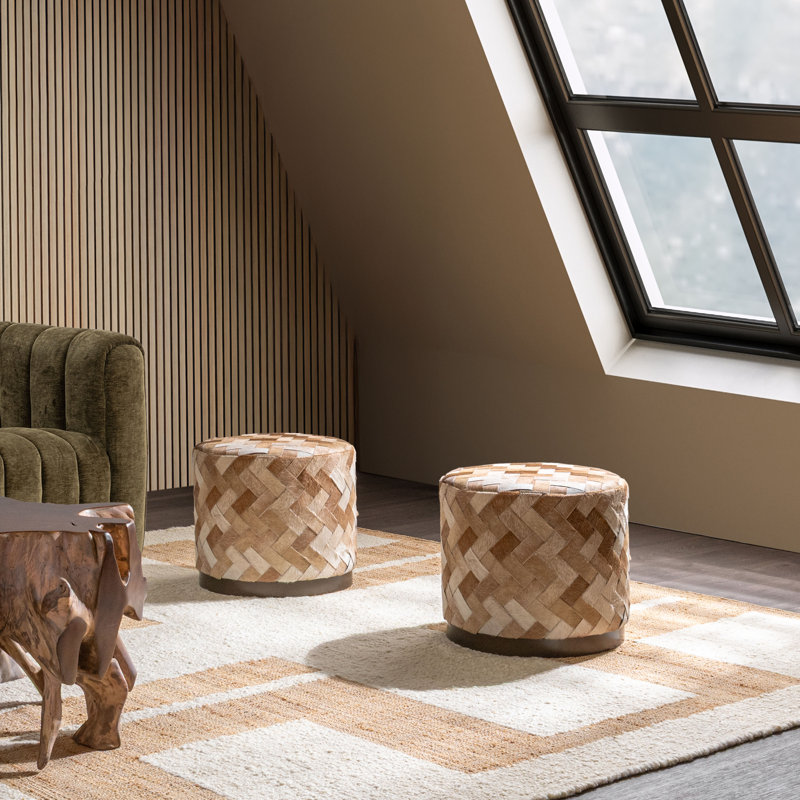 Sasha Round Ottoman