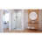 DreamLine Elegance-LS 52.5 - 54.5 inch W x 72 inch H Frameless Pivot Shower Door in Chrome-121723723-122531095
