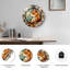 Horloge murale en verre teinté, horloge murale 24 po