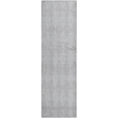 Premium Machine Washable Cerrito AMF578 Pewter Rug