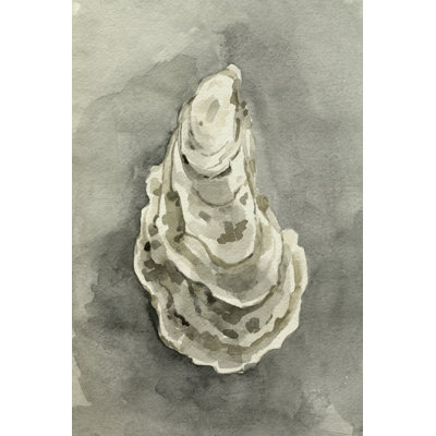 Neutral Oyster Shell IV 1 Piece Painting on Canvas